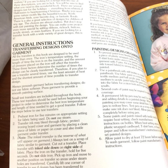 Iron-On Transfers 90's  Hundreds of Designs Vtg Book - Picture 4 of 15